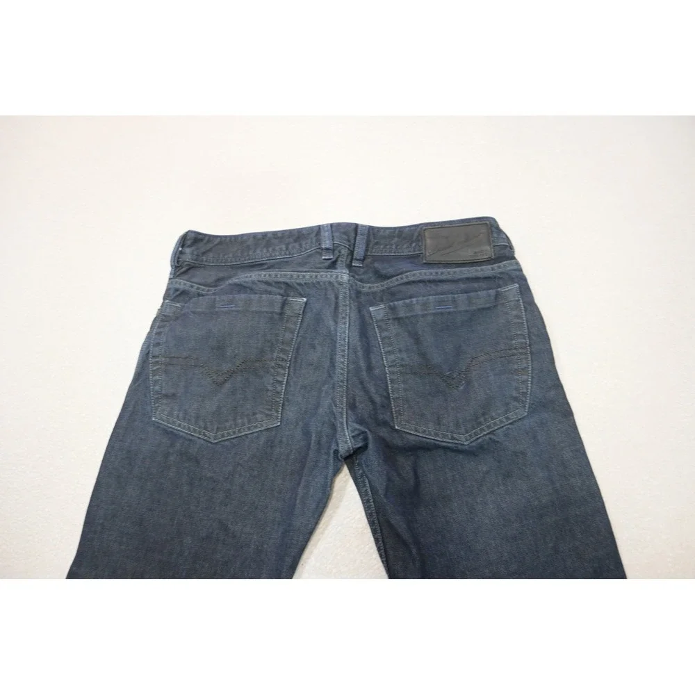 Diesel Zatiny Jeans Mens 32x28 Blue Regular Bootcut Dark Wash 0088Z Excellent